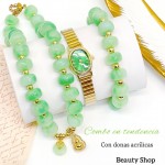 #01 combo dona acrilica doble dije en tendencia
