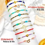 Super promocion en pulsera de hilo en tendencia 10 por 12.50$ Super promocion en pulsera de hilo en tendencia 10 por 12.50$