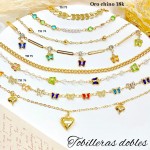 #1 tobillera oro chino 