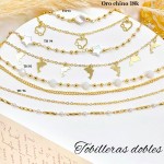 #1 tobillera oro chino 