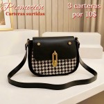 Super promocion en cartera de dama 3 sultidos por 10$