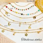 #1 tobillera oro chino 