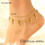 #1 tobillera oro chino 