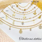#1 tobillera oro chino 