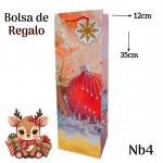 bolsa regalo navidad  para vino 12 por 11.50$
