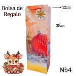 bolsa regalo navidad  para vino 12 por 11.50$