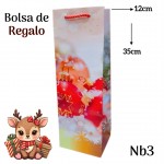 bolsa regalo navidad  para vino 12 por 11.50$