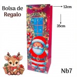 bolsa regalo navidad  para vino 12 por 11.50$