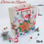 bolsa regalo navidad  mediano 12 por 11.50$