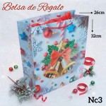 bolsa regalo navidad  mediano 12 por 11.50$