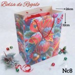 bolsa regalo navidad  mediano 12 por 11.50$