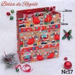 bolsa regalo navidad  mediano 12 por 11.50$