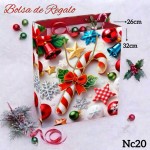 bolsa regalo navidad  mediano 12 por 11.50$