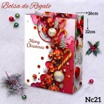 bolsa regalo navidad  mediano 12 por 11.50$