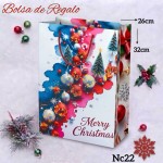 bolsa regalo navidad  mediano 12 por 11.50$