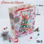 bolsa regalo navidad  mediano 12 por 11.50$