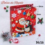 bolsa regalo navidad  mediano 12 por 11.50$