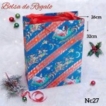 bolsa regalo navidad  mediano 12 por 11.50$