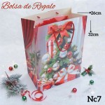 bolsa regalo navidad  mediano 12 por 11.50$
