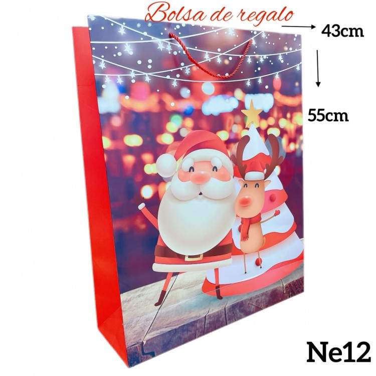 bolsa regalo navidad xg 12 por 24$