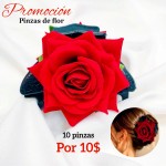 Super promocion en pinza de flor eterna 10 por10$