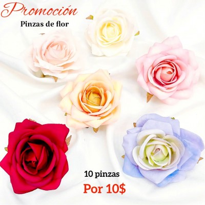 Super promocion en pinza de flor eterna 10 por10$