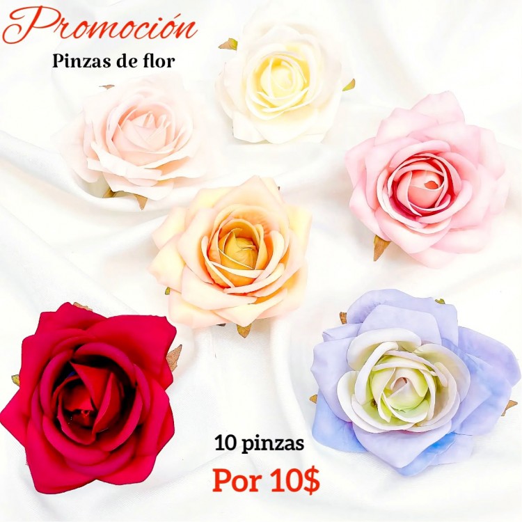 Super promocion en pinza de flor eterna 10 por10$