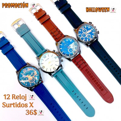 Super promocion en reloj caballero 12 por 36$