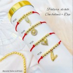 Nuevo modelos de pulsera de hilo con dije