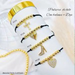 Nuevo modelos de pulsera de hilo con dije