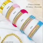 pulsera triple con balines pulsera triple con balines