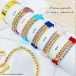 pulsera triple con balines pulsera triple con balines