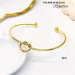 #1 pulsera rigida sencilla en tendencia 