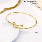 #1 pulsera rigida sencilla en tendencia 