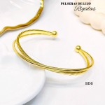 #1 pulsera rigida sencilla en tendencia 