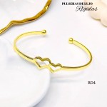 #1 pulsera rigida sencilla en tendencia 