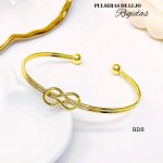 #1 pulsera rigida sencilla en tendencia 