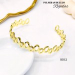 #1 pulsera rigida sencilla en tendencia 