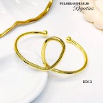 #1 pulsera rigida sencilla en tendencia 