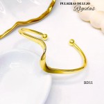 #1 pulsera rigida sencilla en tendencia 