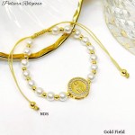 #1 pulsera balin con perla dije religiosa #1 pulsera balin con perla dije religiosa