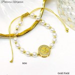 #1 pulsera balin con perla dije religiosa #1 pulsera balin con perla dije religiosa