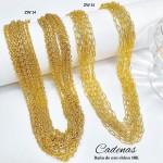 #37 paquete cadena de 10und oro chino 18 k #zw #37 paquete cadena de 10und oro chino 18 k #zw