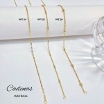 #37 cadena oro chino18 k #wt