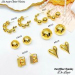 #Ax zarcillo lujos tipo gold field 18k #Ax zarcillo lujos tipo gold field 18k