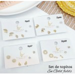 #B Set de topitos (tres pares)