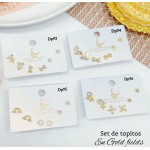 #B Set de topitos (tres pares)