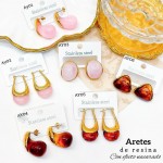 #Ay aretes en tendencia con efecto nacarado