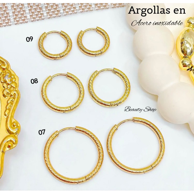 #A Argolla acero 