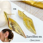#C zarcillo oro chino #C zarcillo oro chino